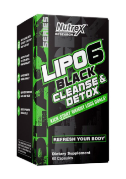 Nutrex Lipo-6 Black Cleanse &amp; Detox 60 kapsúl