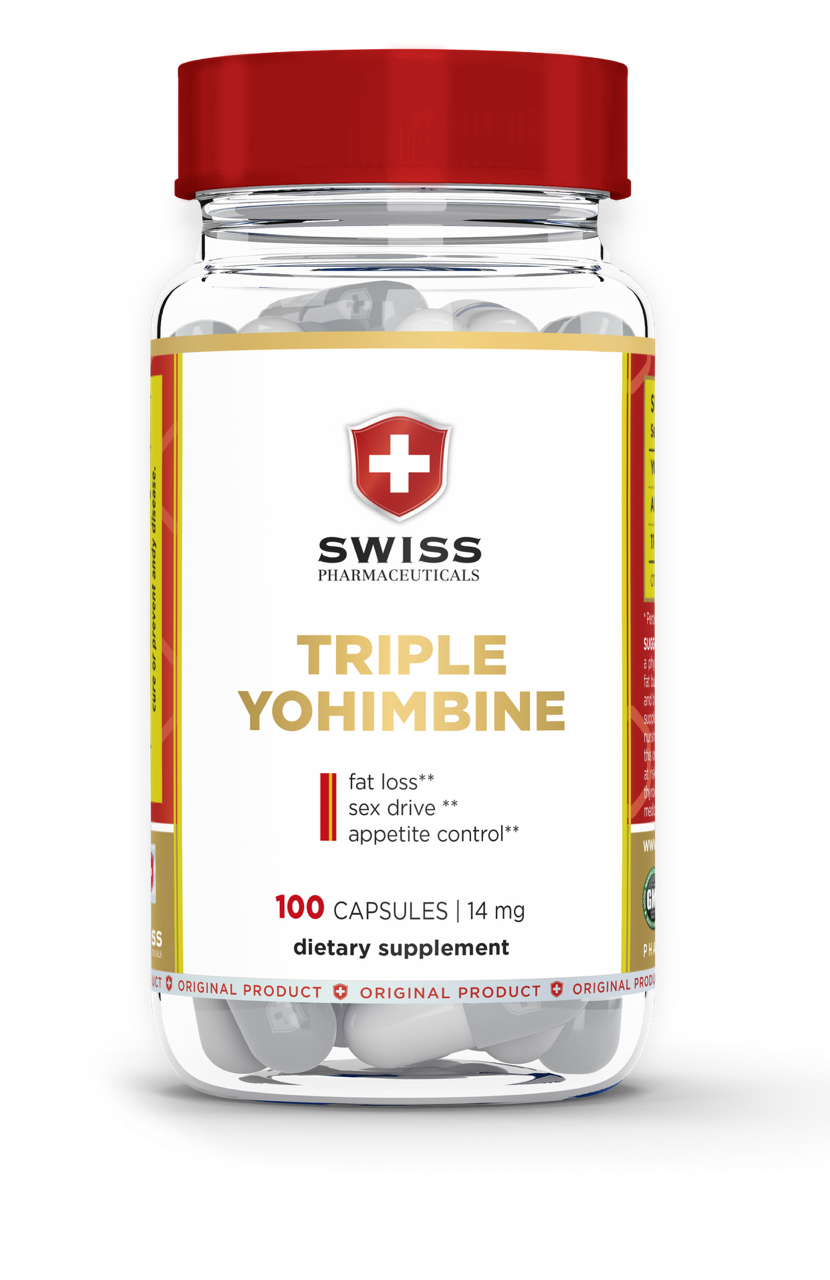Swiss Pharmaceuticals Triple Yohimbine 100 Capsules