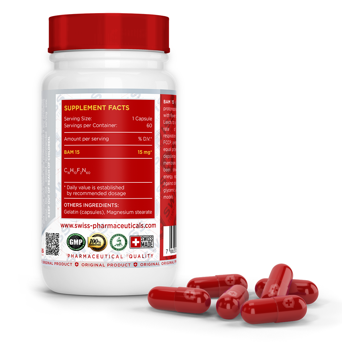 Swiss Pharmaceuticals BAM 15 60 kapsúl